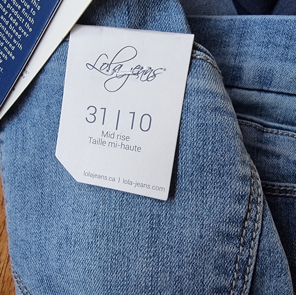 🆕️ Lola Jeans Cynthia Mid Rise Flare 4 Way Stretch Patchwork Denim Jeans - Picture 10 of 15